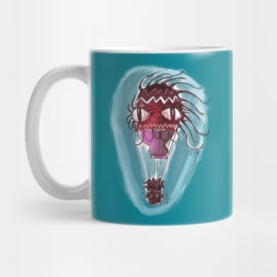 weird baloon cartoon style illustration Mug